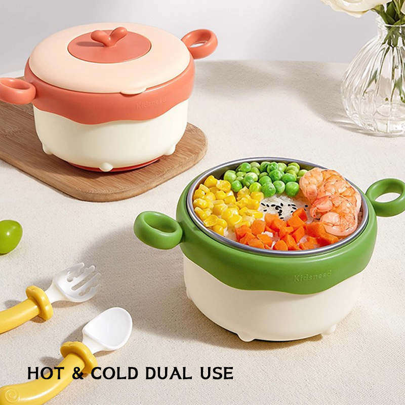 Baby Food Bowl - ベビーフードボウル保温ジャー断熱スープカップ魔法瓶容器ステンレス鋼弁当箱サーモキープホットベビー食器