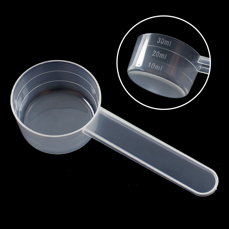 Baby Food Oatmeal - 5/10 個、15 グラム/30 ミリリットル計量スプーン液体砂糖コーヒープロテインミルクパウダープラスチック平底スクープ家庭用キッチンガジェット
