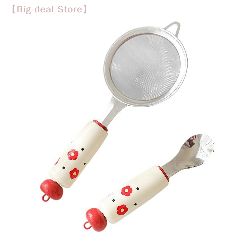 Baby Food Filter - 【M】1個入り ドーパミンキッチン ベビーフードツール ステンレス製卵黄分離器 メッシュふるいフィルタースプーン 補助食品用具