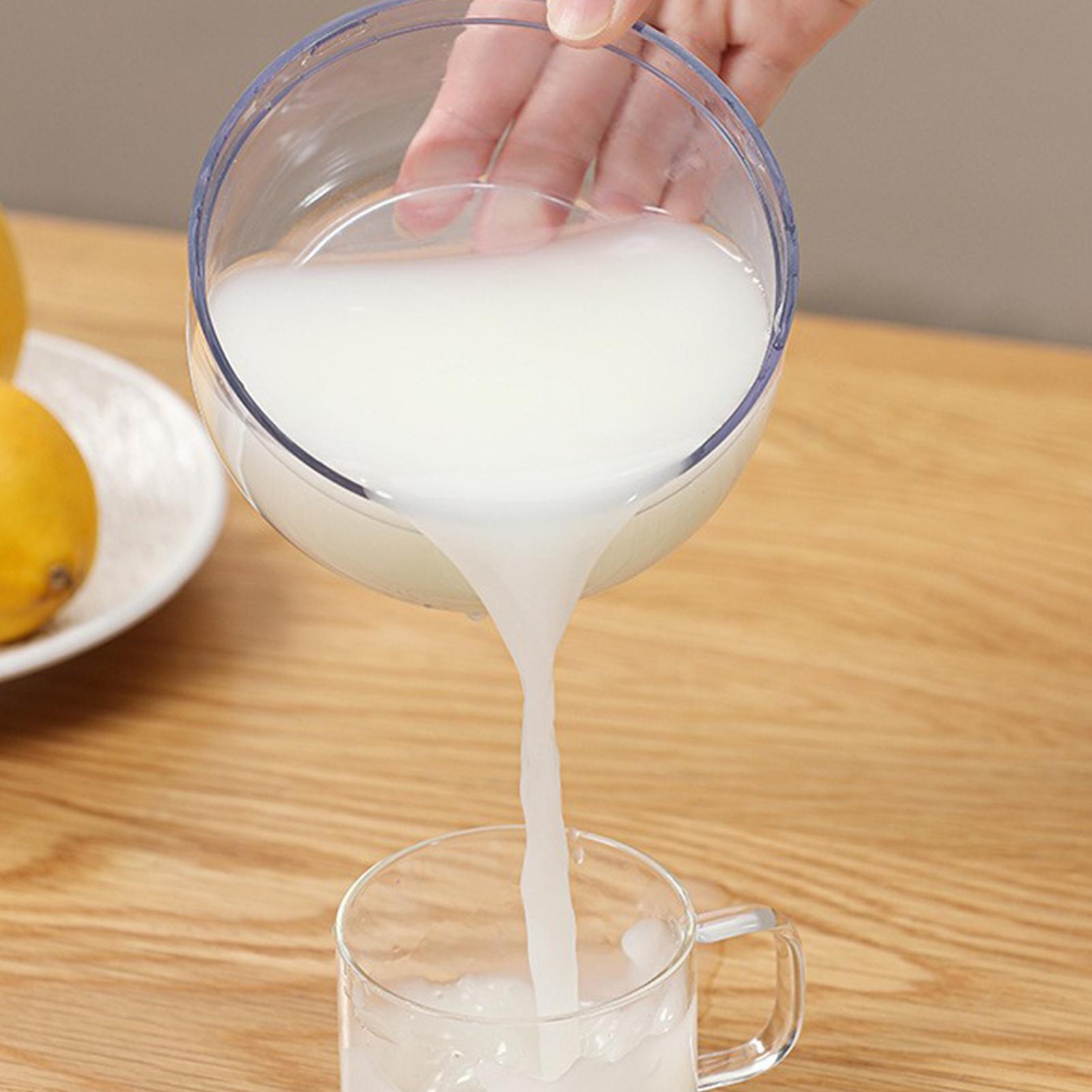 Baby Food Filter - ヨーグルトストレーナー、スプリング圧力濾過機能付き、ヨーグルトフィルター、クリーム濾過機、キッチン調理用、ミルク、サラダ、ベビーフード用