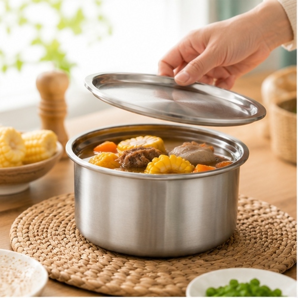 Baby Food Bowl - 304ステンレス鋼製蓋付きラメキン、蒸し卵、ベビーフードボウル、プリン、デザート、エアフライヤー、ベーキング、食事準備、保存容器、RV用