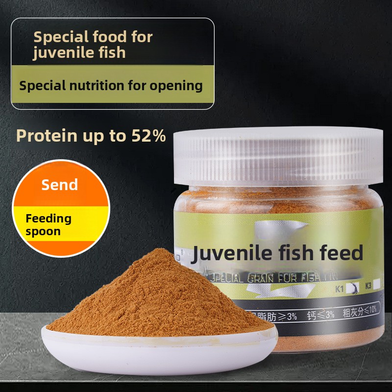 Baby Food High In Protein - ジピンベビーフィッシュフライフード、高タンパク質パウダー＆細かい粉砕物（グッピー、生魚類、アルテミア用）、クリアウォータースターターフォーミュラ