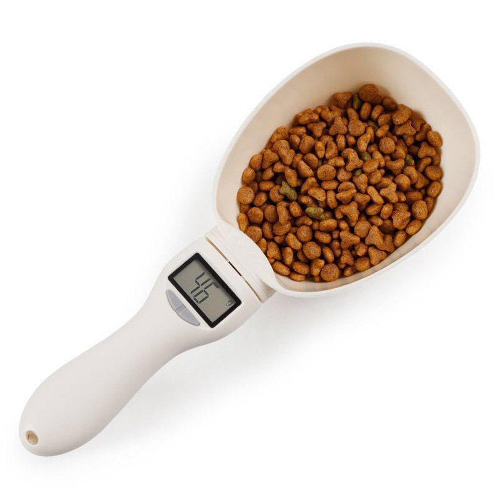 Self Feed Spoon - 電子測定ツール 犬と猫の餌入れ 計量スプーン ペットフードスケール デジタルディスプレイ 計量スプーン