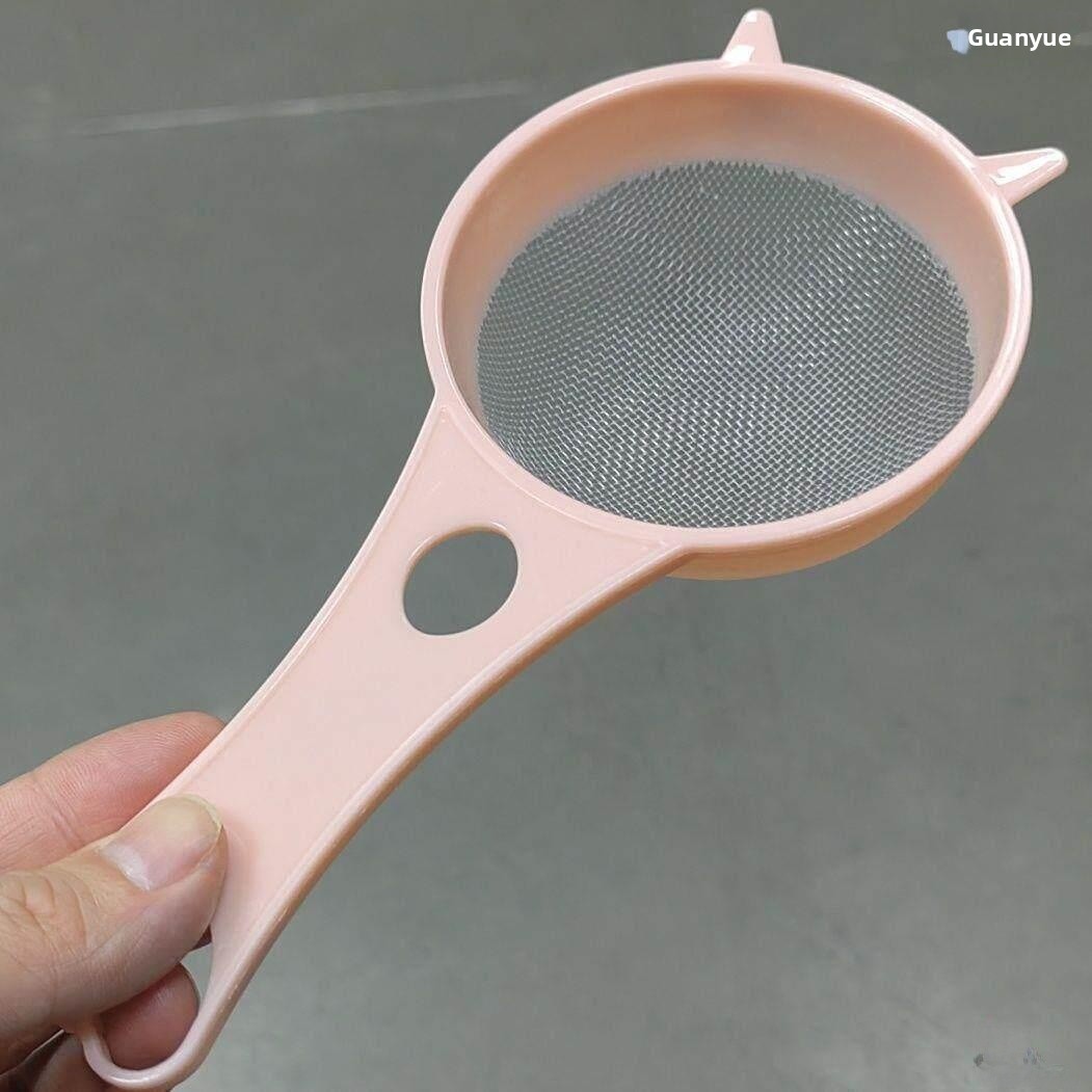 Baby Food Filter - ベビーフード補助フィルタースクリーンツール卵黄卵白分離器ステンレス鋼泥押しスプーン小麦粉ふるいキッチンツール