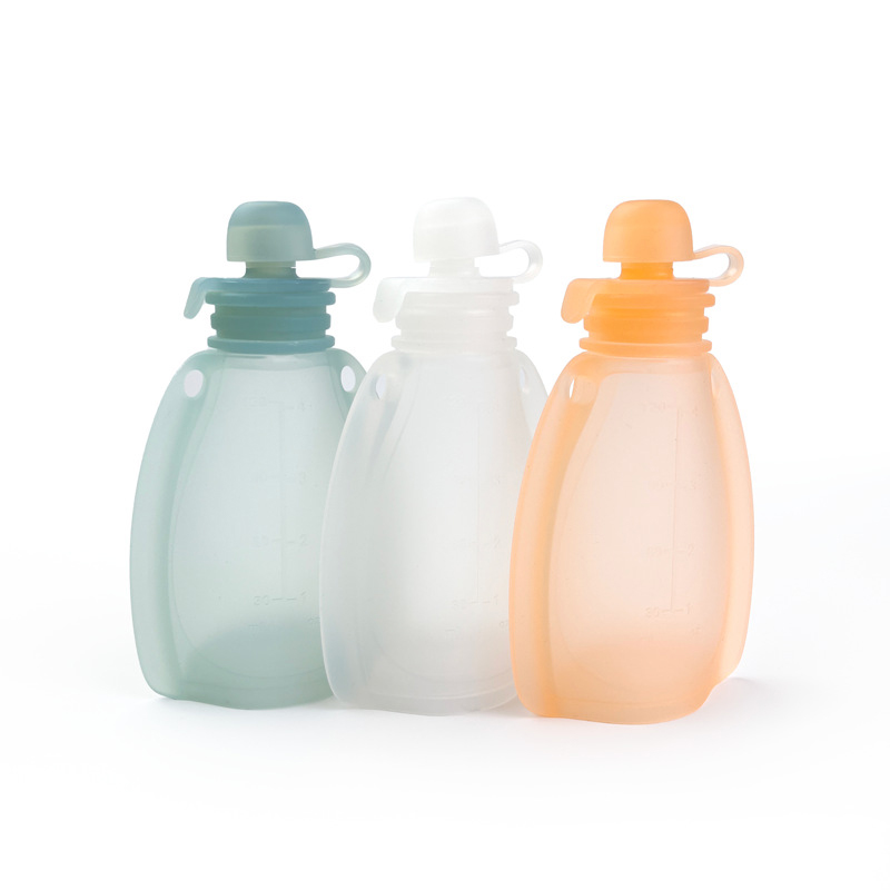 Baby Puree Pouch - 離乳食ポーチ 再利用可能なスクイーズ保存容器バッグ ドリンクピューレ母乳ボトル ポータブル 幼児用 子供用