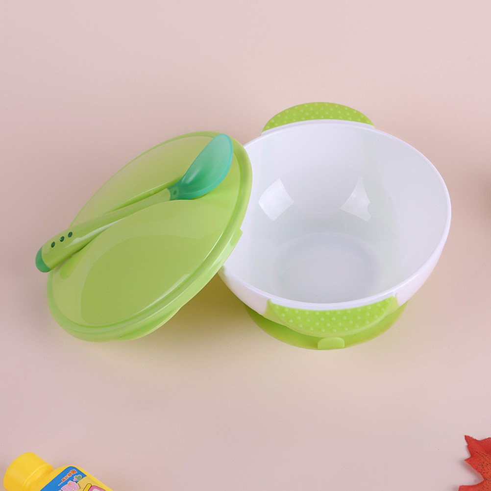 ベビー用吸盤付きボウルセット 蓋付きスプーン付き フライング - Self Feed Spoon のレビューと価格