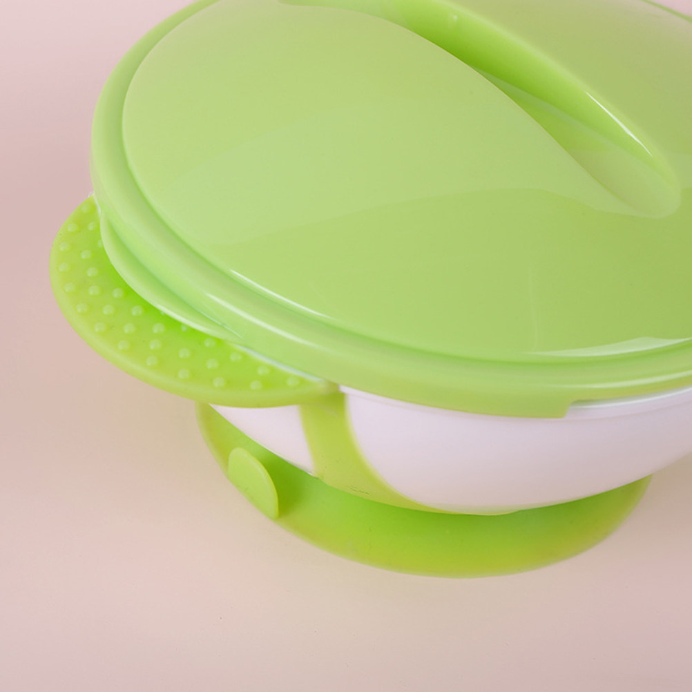 ベビー用吸盤付きボウルセット 蓋付きスプーン付き フライング - Self Feed Spoon のレビューと価格