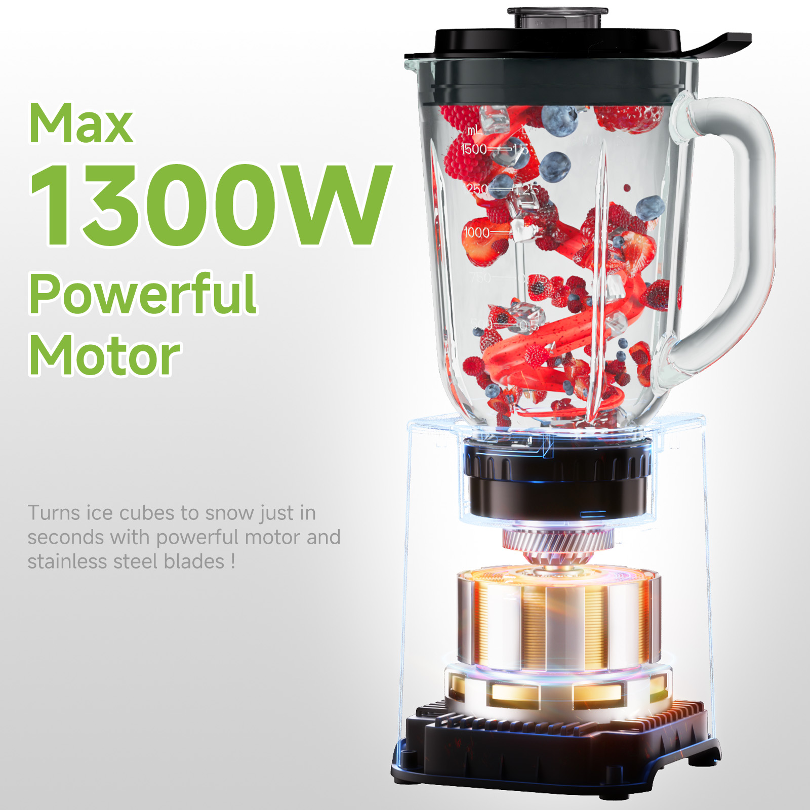 BioloMix 3 in 1スムージーブレンダー、ステンレ - Dry Food Baby のレビューと価格