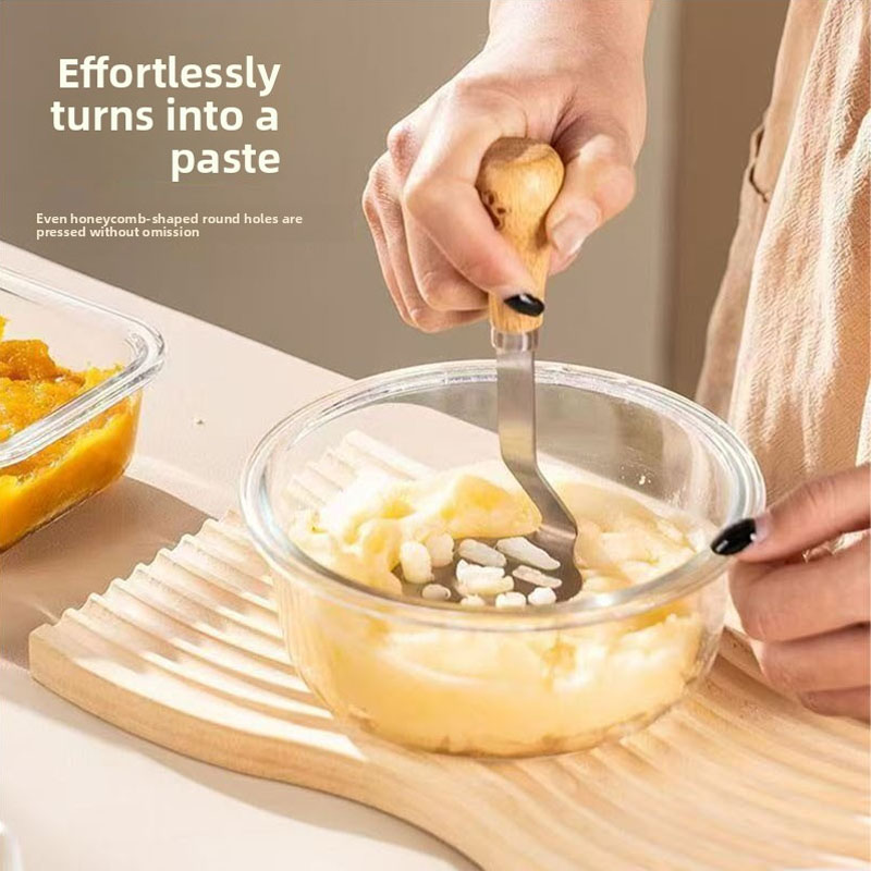 ステンレス製のクマの爪型ポテトマッシャー、アボカド、カボチャ - Baby Food With Avocado のレビューと価格