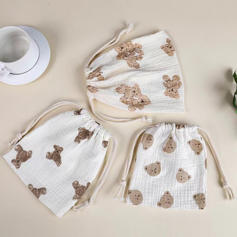 ストリングおむつバッグかわいい漫画プリントベビー紙おむつ収納 - Baby Puree Pouch のレビューと価格