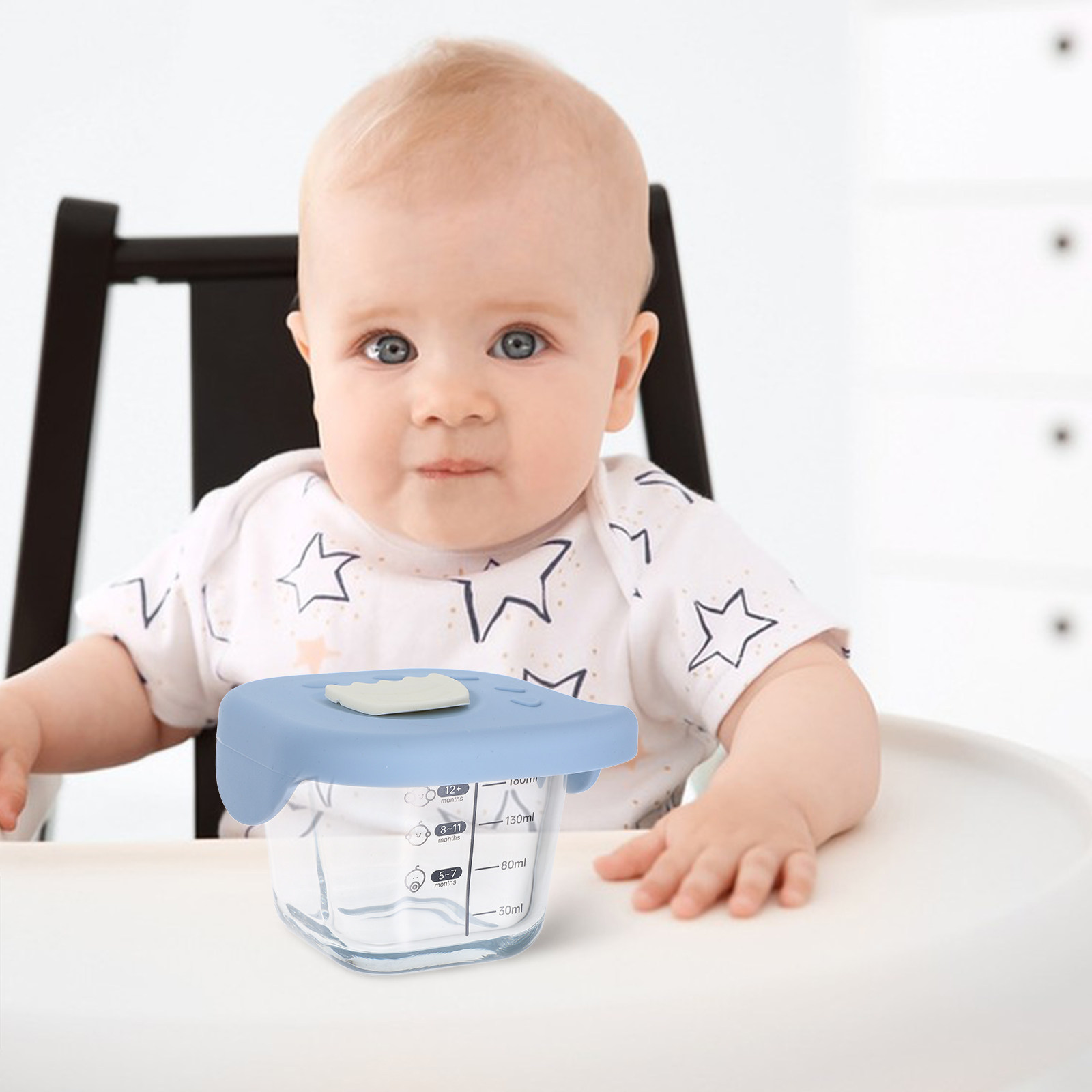 ガラス製ベビー用食器ボウル 透明 大容量 ベビー補助食ボウル - Baby Food Bowl のレビューと価格