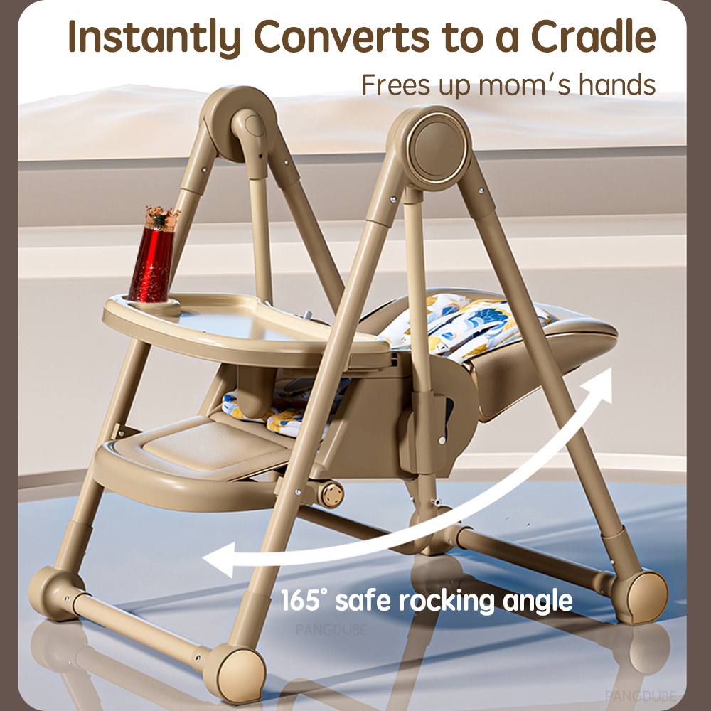 PANGDUBE 2-in-1 ベビーハイチェア ロッカー  - Baby Food Chart のレビューと価格