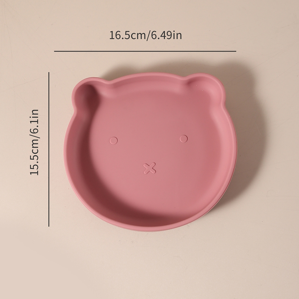 パーソナライズされたベビーベア型シリコン製お食事プレート　初 - Baby Food Chart のレビューと価格