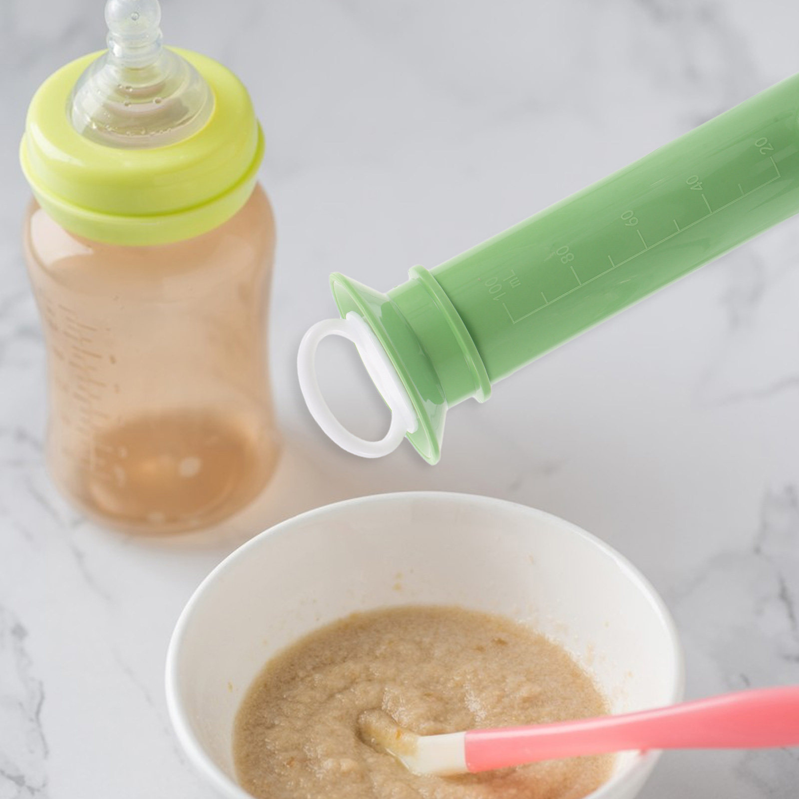 ベビーフードパウチフィラー、乳児用給餌ソリューション、ポータ - Baby Puree Pouch のレビューと価格