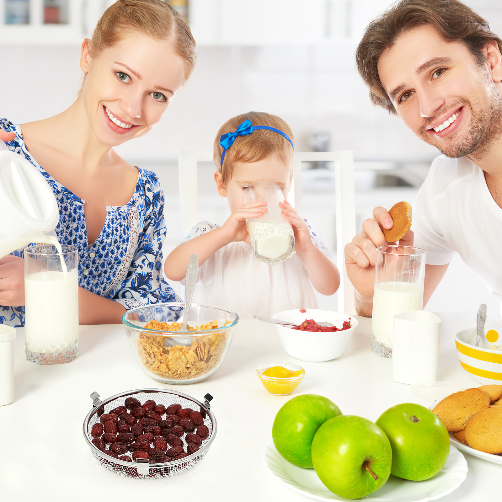 食器洗い機用食器バスケット ステンレス製丸型メッシュ収納バス - Baby Food Utensil のレビューと価格