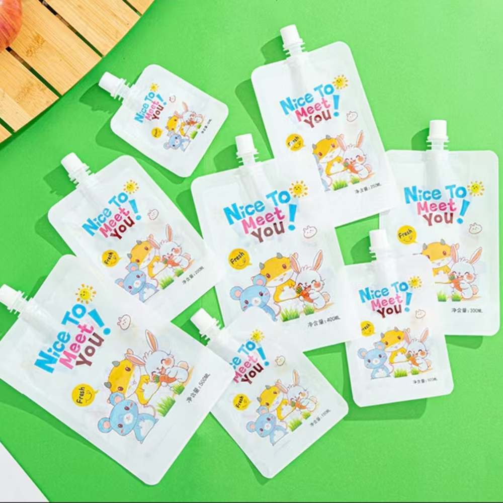 200 ミリリットルベビーフードポーチベビーフィーダーフルー - Baby Puree Pouch のレビューと価格