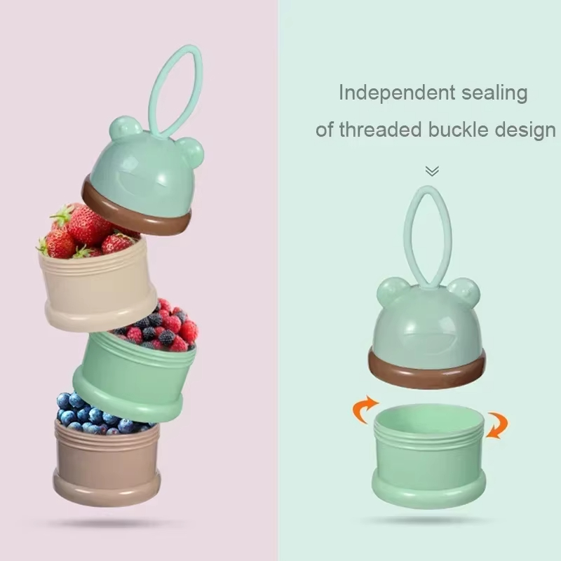 カラーミルクパウダーボックス 便利で持ち運びやすいミルクパウ - Baby Food Options のレビューと価格