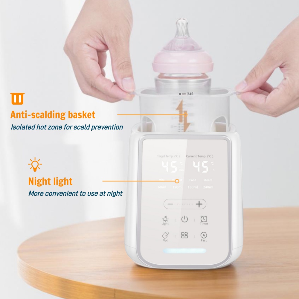 8in1 哺乳瓶母乳ウォーマー滅菌器多機能母乳&食品ヒーター - Dry Food Baby のレビューと価格