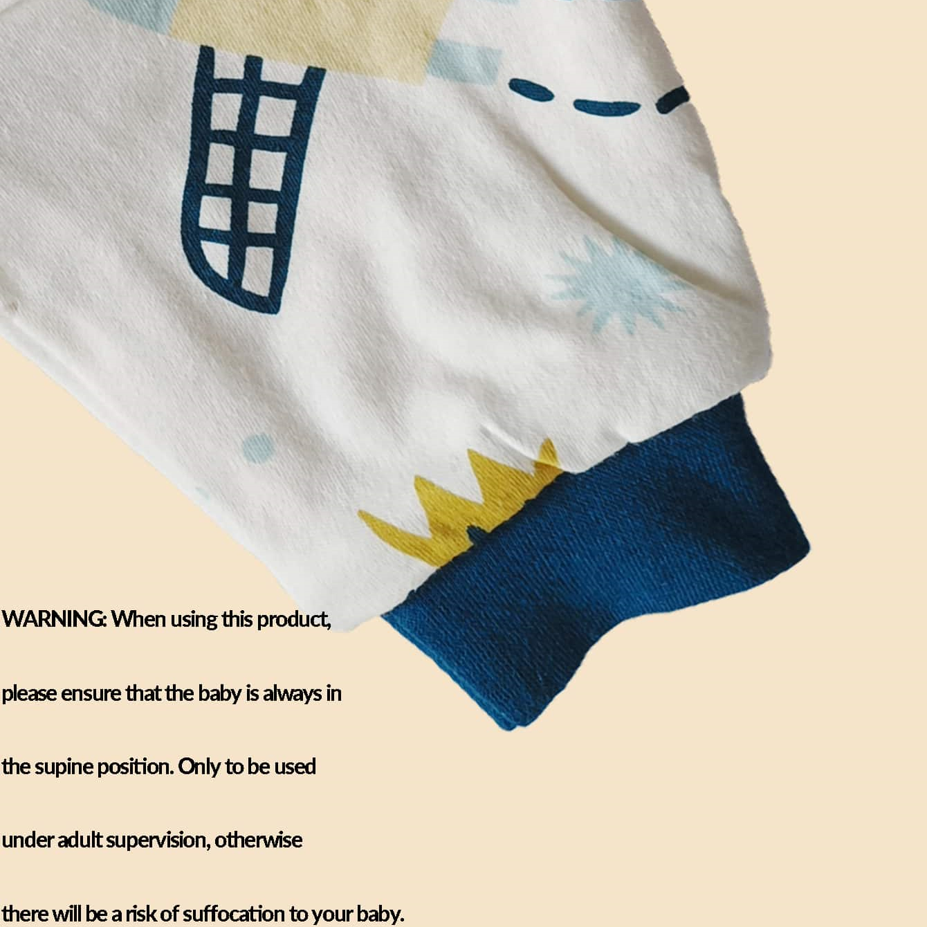 2.5Tog 春と秋の薄いベビー寝袋 U 字型漫画純綿子供用 - Baby Puree Pouch のレビューと価格