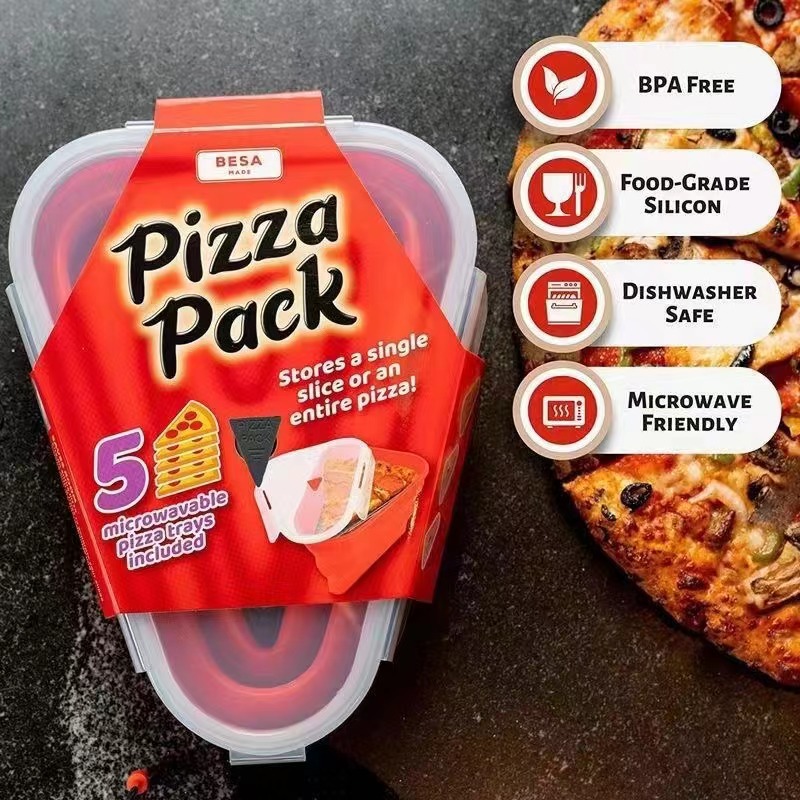 ベビーフードグレードのシリコーン折りたたみピザボックス再利用 - Baby Food Options のレビューと価格