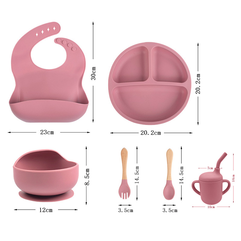 子供用シリコン食器セット、赤ちゃんの生鮮食品トレーニング、サ - Baby Food Bowl のレビューと価格
