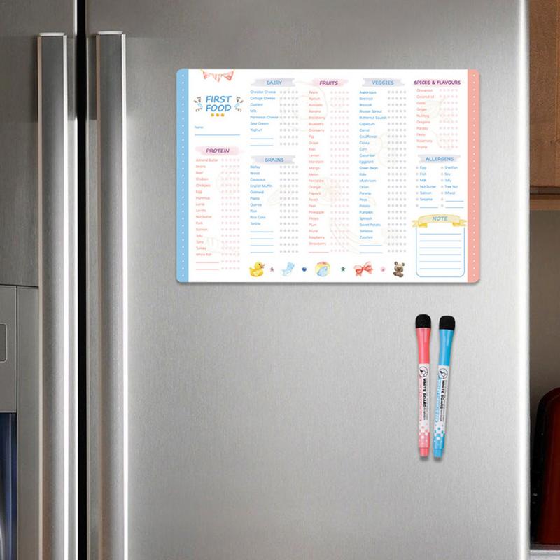 赤ちゃんの最初のフードトラッカー,冷蔵庫のマグネット,ベビー - Baby Food Chart のレビューと価格