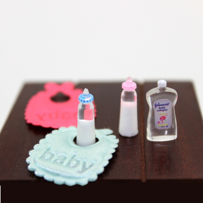 ドールハウス ミニチュアフード おもちゃ シーンモデル ドー - Baby Food Game のレビューと価格