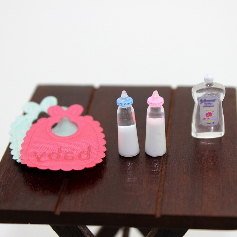 ドールハウス ミニチュアフード おもちゃ シーンモデル ドー - Baby Food Game のレビューと価格