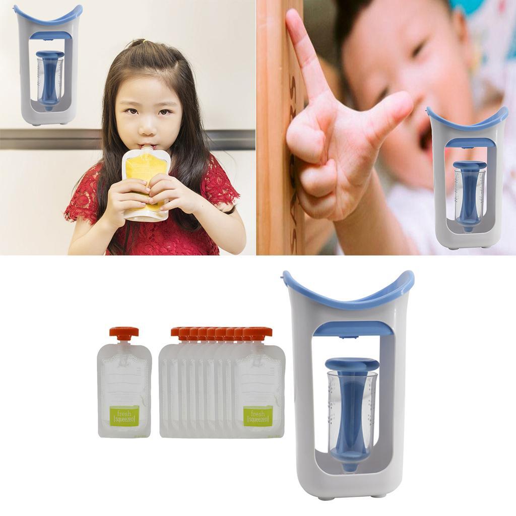 ベビー用離乳食スクイーザーオーガナイザー収納ポーチピューレパ - Baby Puree Pouch のレビューと価格