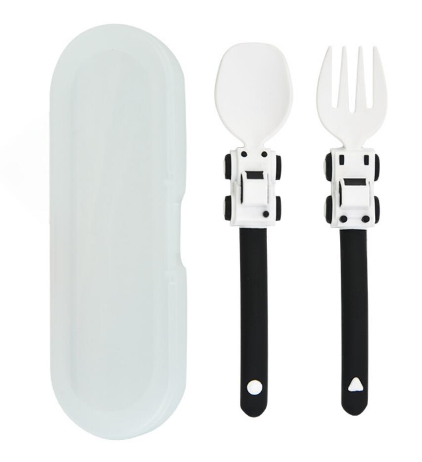 子供用の授乳スプーンとフォークセット,スプーンとフォーク,漫 - Self Feed Spoon のレビューと価格