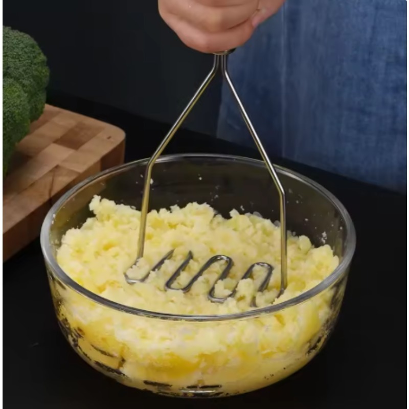 ステンレス鋼ポテトマッシャー手動果物野菜アボカド豆用フルーツ - Baby Food With Avocado のレビューと価格