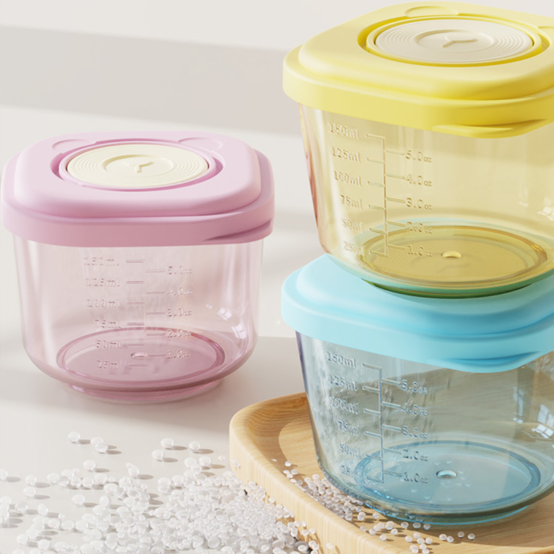 6個のベビーフード保存容器 - PP素材、蒸し可能、漏れ防止 - Baby Food Bowl のレビューと価格