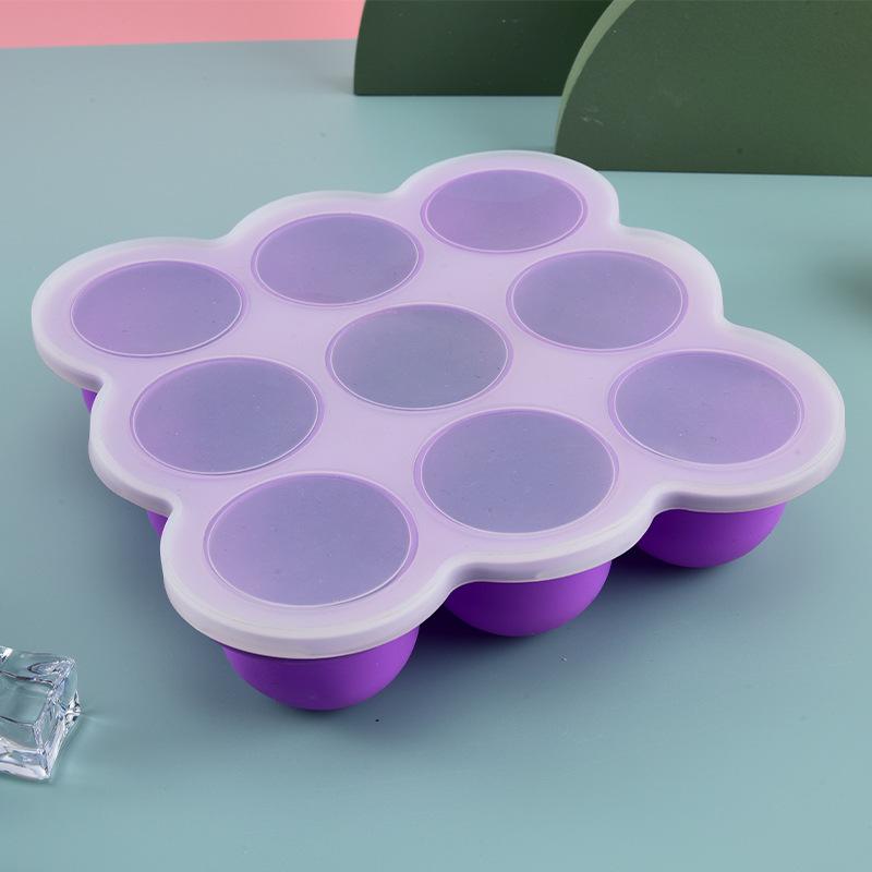 ベビーフードシリコン容器 9グリッド冷凍トレイ 漏れ防止蓋  - Baby Food Options のレビューと価格