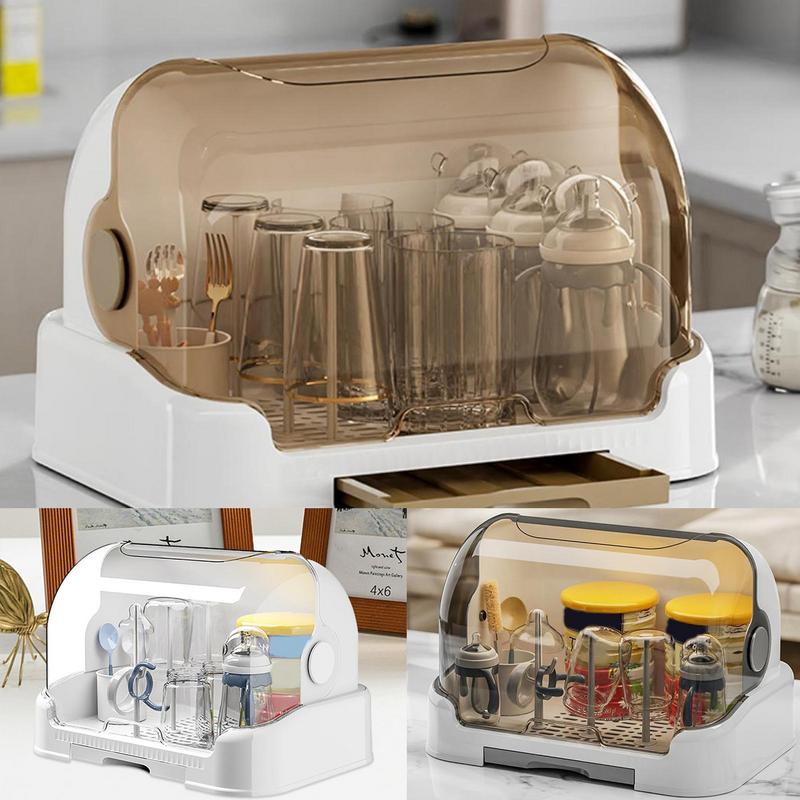 ベビー哺乳瓶排水ラック防塵ボトル収納取り外し可能なドリップト - Baby Food Chart のレビューと価格