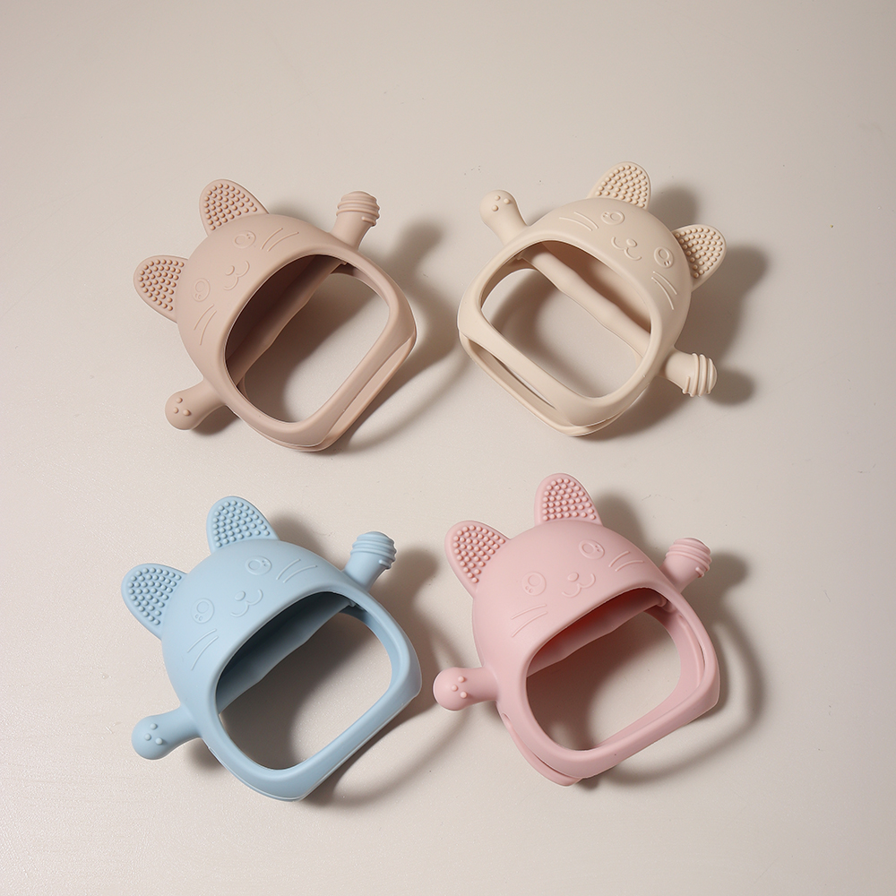 ベビー歯が生えるミトン - 食品グレードのシリコングローブ咀 - Baby Food Game のレビューと価格