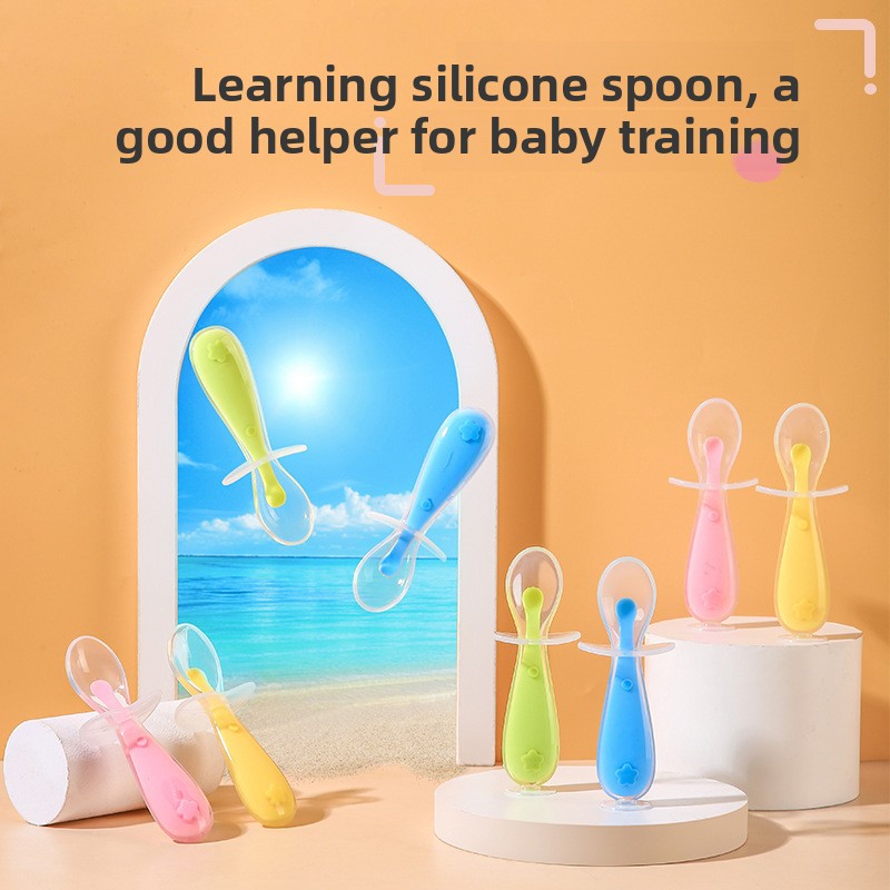 ベビーシリコンスプーン、ベビーライスペーストフィーディング、 - Baby Food Utensil のレビューと価格