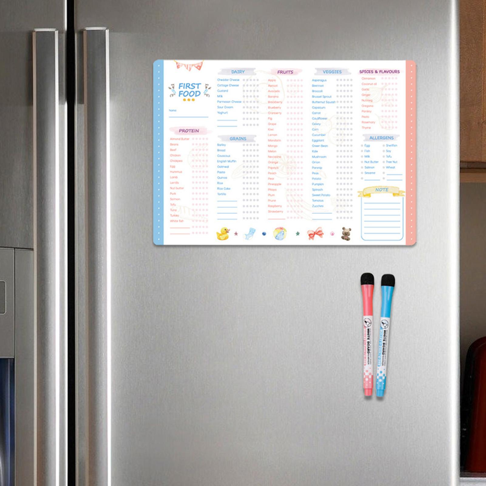 ファーストフードチャート 磁気式ベビーファーストフードチェッ - Baby Food Chart のレビューと価格