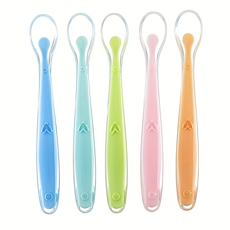 1/2個入り ソフトチップベビーシリコンスプーン 安全なベビ - Baby Food Utensil のレビューと価格