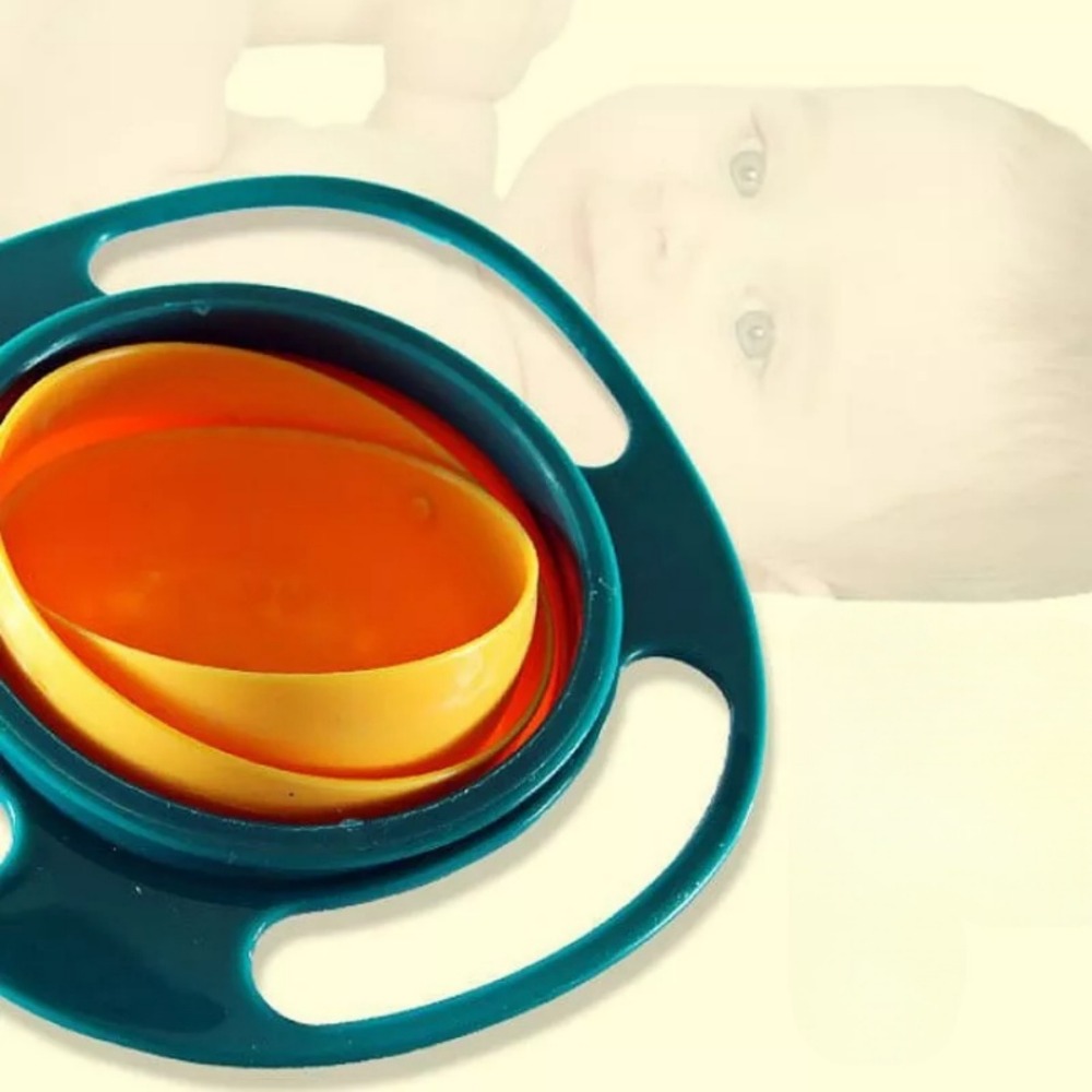 360 回転ベビージャイロ給餌ボウル赤ちゃんのための落下防止 - Baby Food Chart のレビューと価格