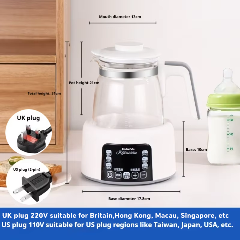 1.3L 家庭用恒温ケトル、高速沸騰ケトル、ベビーミルクレギ - Dry Food Baby のレビューと価格