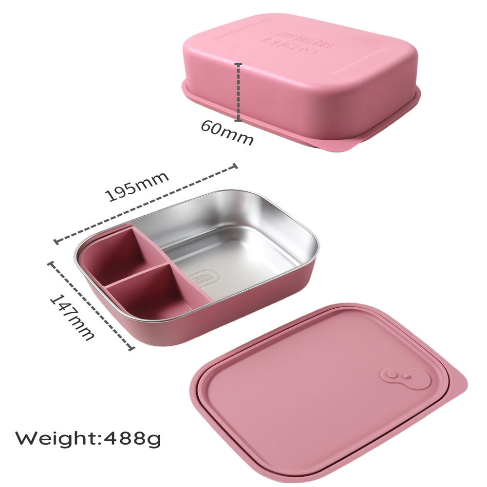 1200ml 1個入り カスタム名＆柄入りシリコン製子供用ラ - Baby Food Bowl のレビューと価格