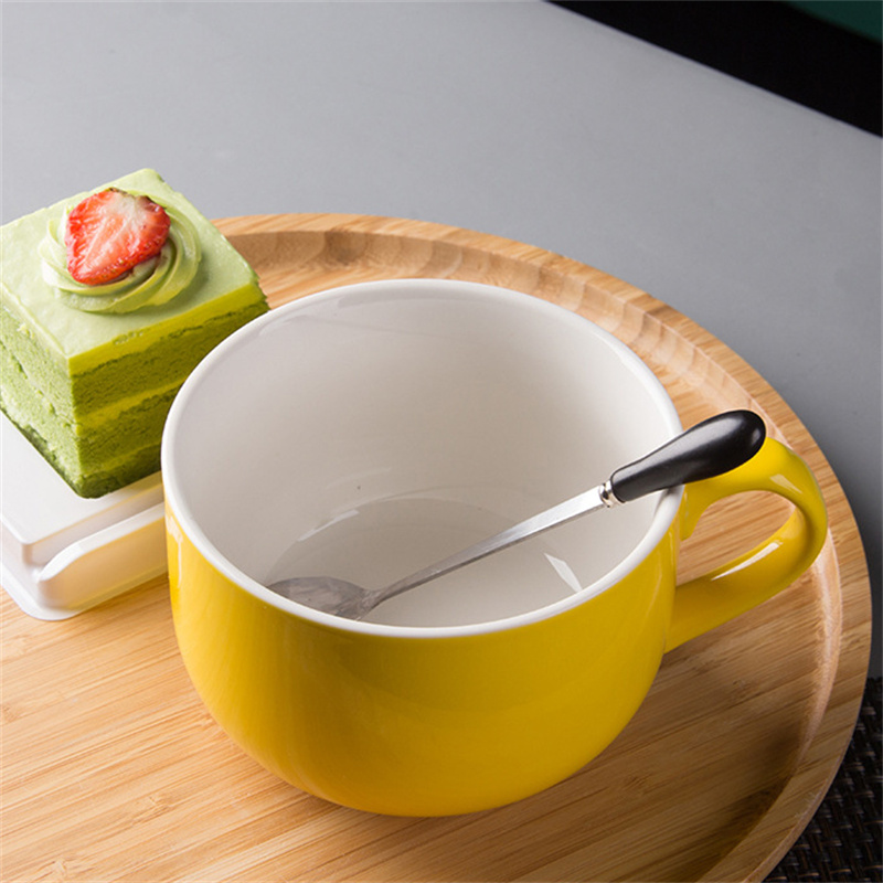 大容量の朝食用セラミックコーヒーマグ、オートミールミルクティ - Baby Food Oatmeal のレビューと価格