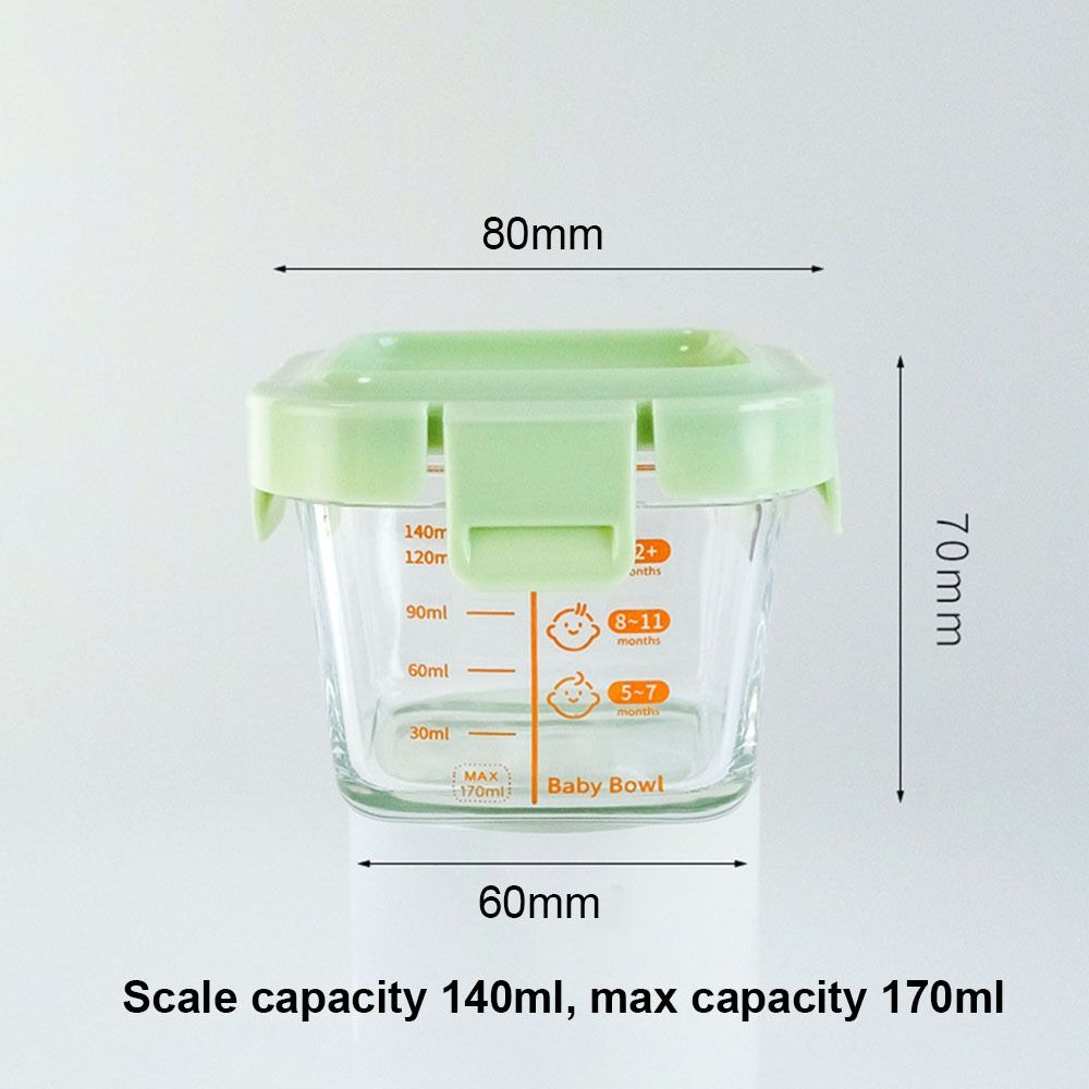 新しい170ml食品保存容器、冷凍・電子レンジ対応、ベビーフ - Baby Food Options のレビューと価格
