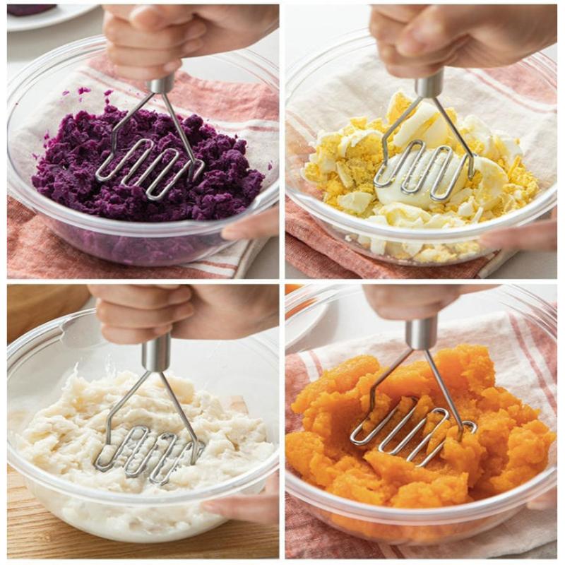 ステンレス製ポテトマッシャー*家庭用キッチン向けの効率的なマ - Baby Food With Iron のレビューと価格