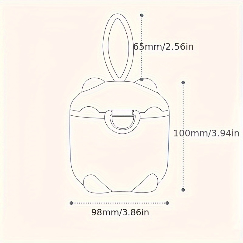 1pc ポータブル 4 層粉ミルクボックス、粉ミルク容器、食 - Baby Food Options のレビューと価格