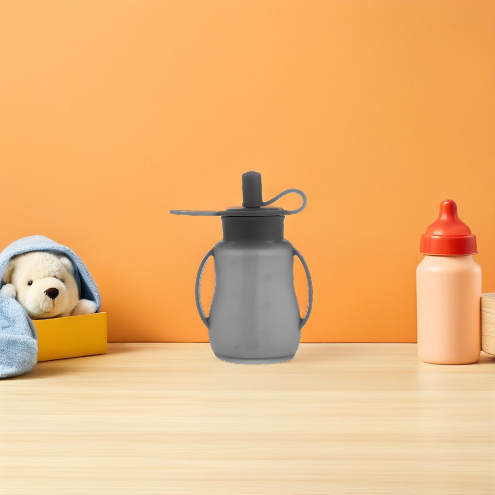 シリコン製ベビーフードポーチ 再利用可能 グレー 自家製ピュ - Baby Puree Pouch のレビューと価格
