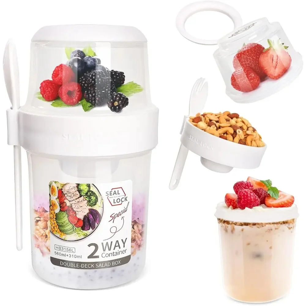サラダカップ 朝食カップ ポータブル食品保存弁当箱 オートミ - Baby Food Oatmeal のレビューと価格