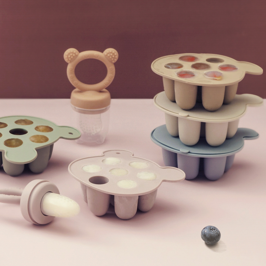 ベビーアイスクリームポップシリコンモールドアイスクリームメー - Baby Food Options のレビューと価格