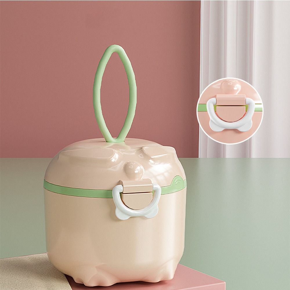 粉ミルクスプーン付き漫画給餌弁当箱必須シリアルベビーミルクパ - Baby Food Utensil のレビューと価格