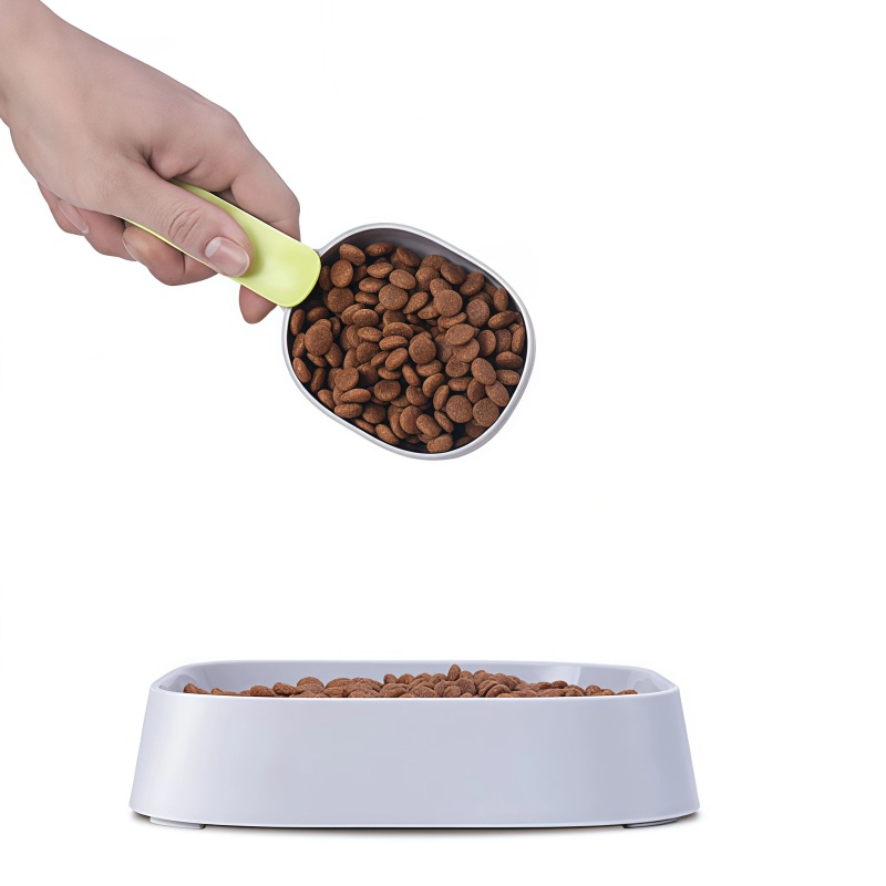 犬用フードスクープ 多機能ペット用給餌スプーン シーリングク - Self Feed Spoon のレビューと価格